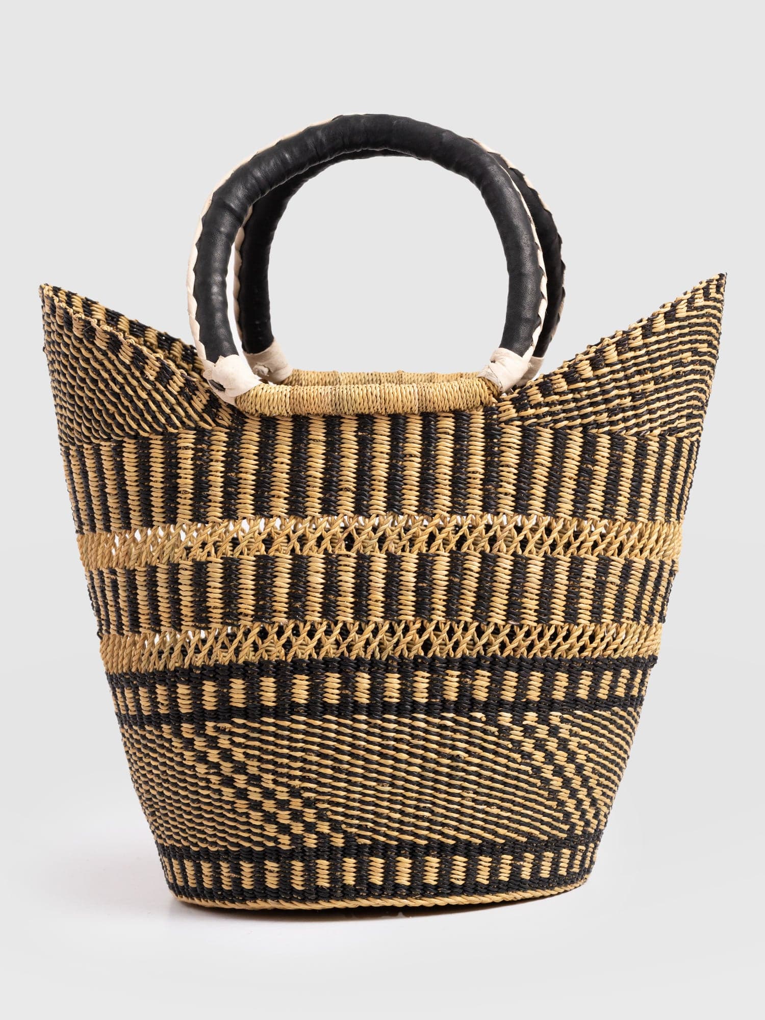 Indie Market Basket Bag - Navy